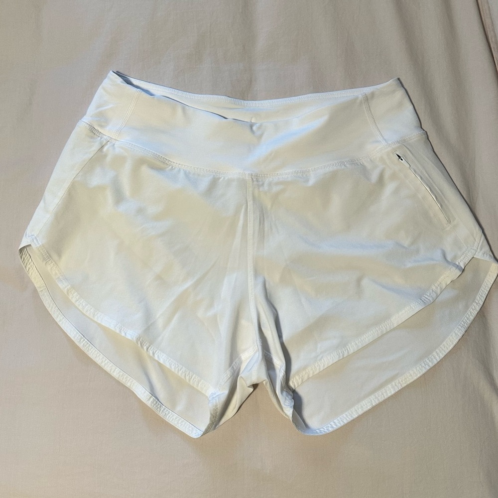 Outdoor Voices Women's White/Cream Athletic Shorts